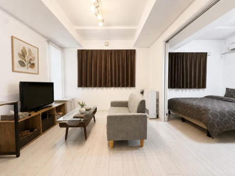 Bed, TV and multimedia, Living room, Bedroom