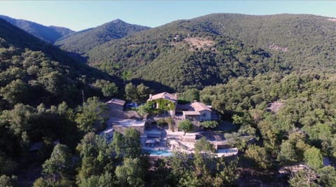 Natural landscape, Bird's eye view, Mountain view