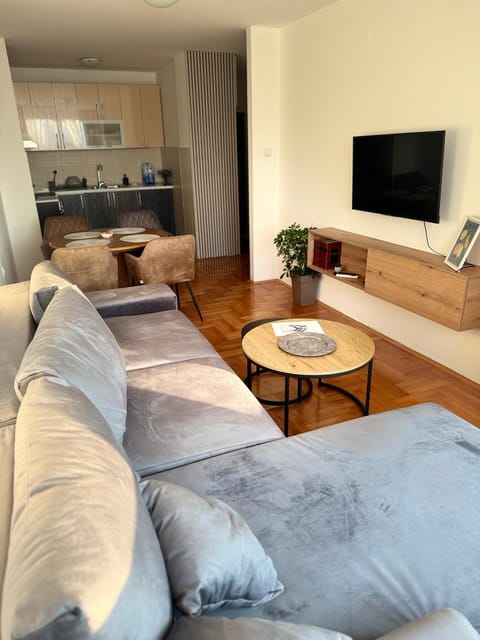 Communal lounge/ TV room, TV and multimedia, Kitchen or kitchenette, Living room, Seating area, Evening entertainment