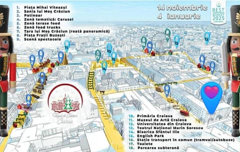 Apartament Premium Ultracentral Self Check-in Cafea Ceai Snack Apartment in Craiova