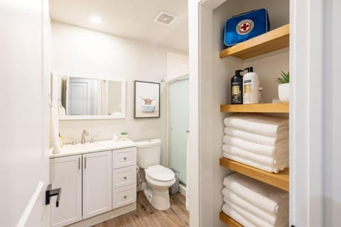 Toilet, Bathroom, towels