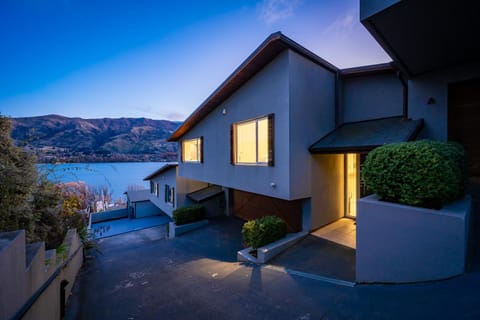 Property building, Natural landscape, Lake view, Mountain view