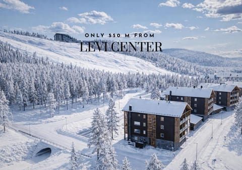 Property building, Day, Neighbourhood, Natural landscape, Bird's eye view, Winter, Skiing, Location