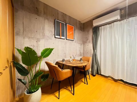 Dining area, air conditioner