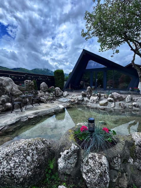 Day, Garden, Garden view, Mountain view