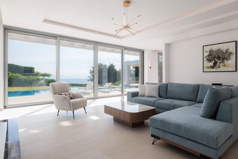 Natural landscape, Living room, Pool view, Swimming pool