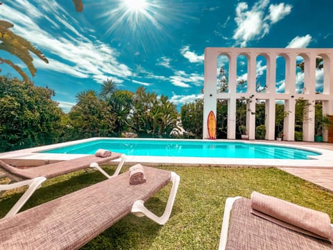 Natural landscape, sunbed