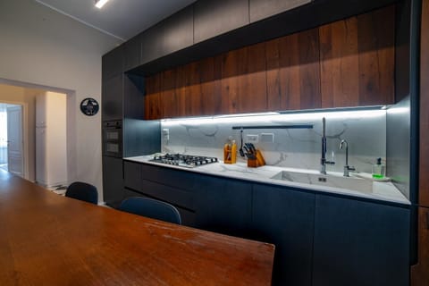 Kitchen or kitchenette, oven, stove, kitchen