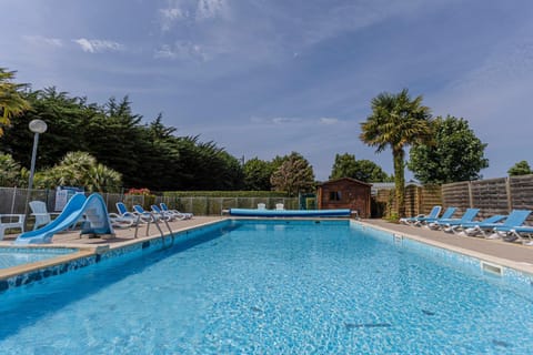 Property building, Living room, Swimming pool