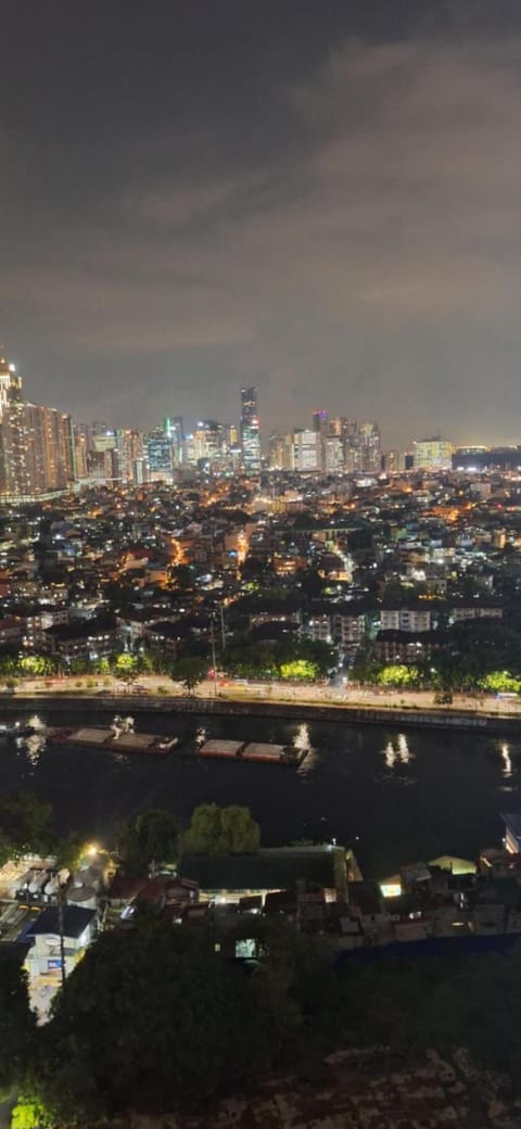Night, Natural landscape, Bird's eye view, City view