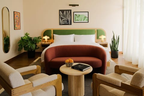 Seating area, Bedroom