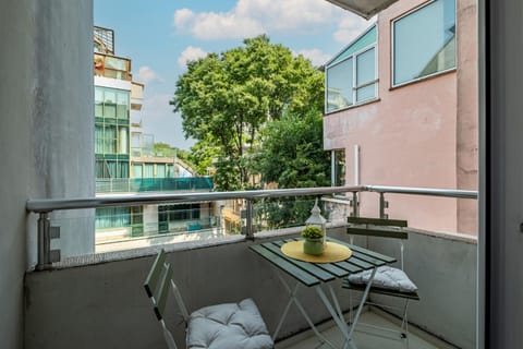 Property building, Day, View (from property/room), Balcony/Terrace, Seating area