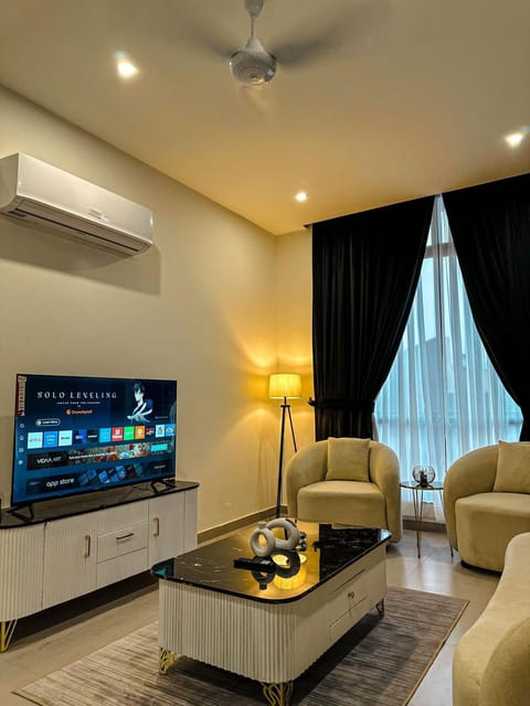 Living room, air conditioner