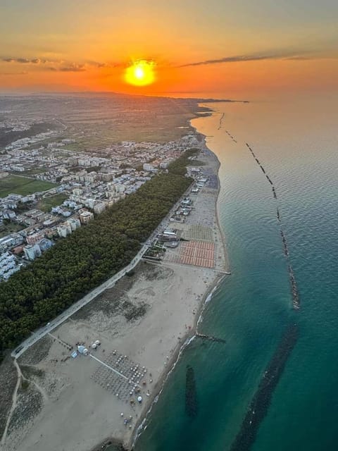 Day, Bird's eye view, Beach, Sea view, Sunset