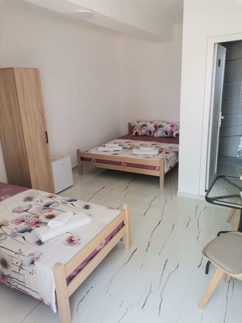 Bed, Photo of the whole room, Bedroom, towels, wardrobe