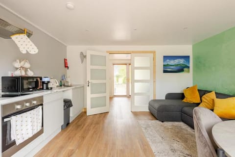 Kitchen or kitchenette, Living room, Photo of the whole room, Seating area, oven