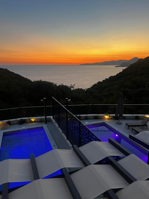 Sea view, Swimming pool, Sunset