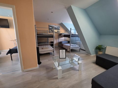 Bed, Living room, Bedroom