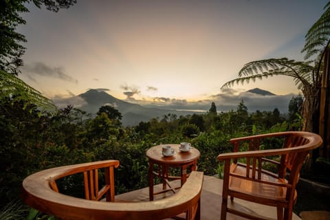 Natural landscape, Balcony/Terrace, Mountain view, Sunrise