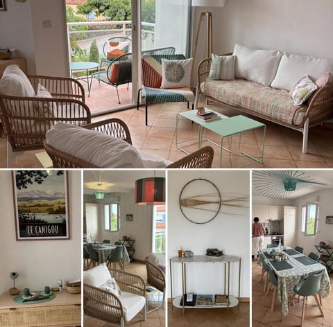 View (from property/room), Balcony/Terrace, Kitchen or kitchenette, Living room, Seating area, Dining area