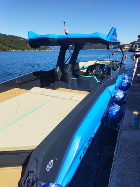 Raptor Docked boat in Dubrovnik