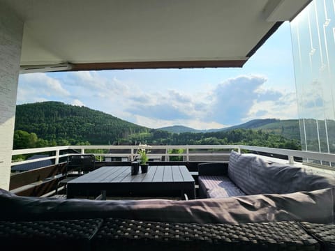 Natural landscape, Balcony/Terrace, Mountain view