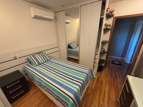 Bed, Photo of the whole room, Bedroom, bunk bed, wardrobe, air conditioner