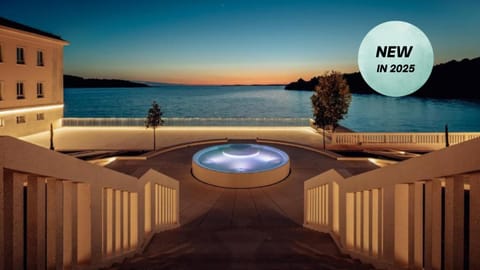 Night, Natural landscape, Sea view