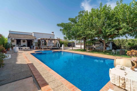 Property building, Living room, Swimming pool