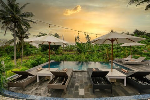 Garden, Garden view, Pool view, Swimming pool, sunbed