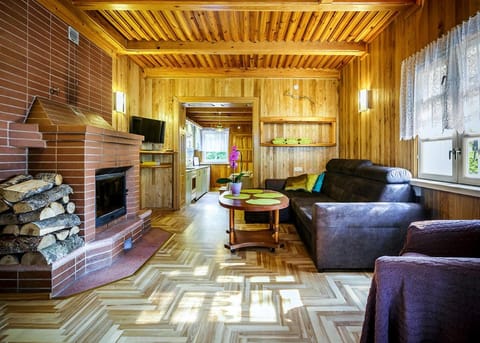 Forest Cottage House in Klaipėda County, Lithuania