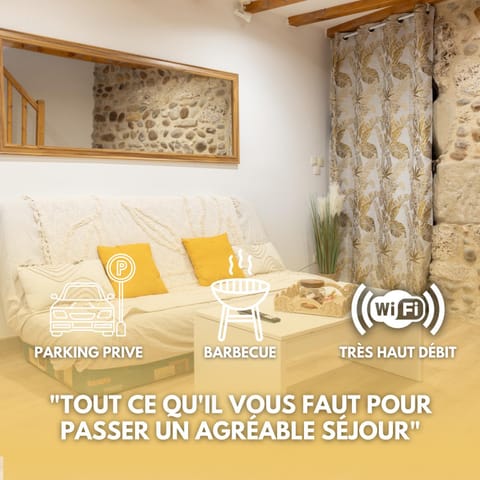 Living room, Seating area, Text overlay
