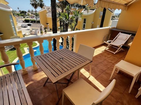 View (from property/room), Balcony/Terrace, Swimming pool