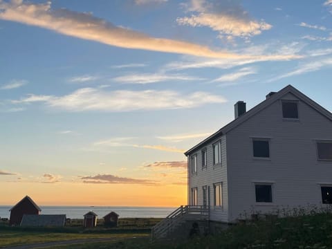 Property building, Natural landscape, Sea view, Sunset