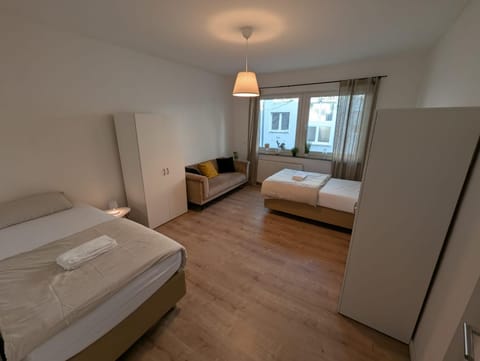 Bed, Photo of the whole room, Bedroom, towels, wardrobe