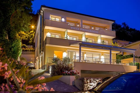Facade/entrance, Summer, On site, Sunset