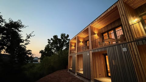 Property building, Night, Summer, Sauna, Sauna, View (from property/room), View (from property/room), Seasons, Time of day, Sunset