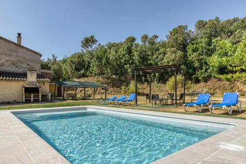Property building, Living room, Swimming pool
