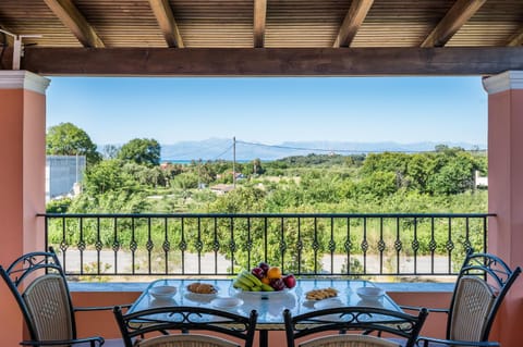 Property building, Natural landscape, View (from property/room), Balcony/Terrace, Mountain view, Sea view, Breakfast