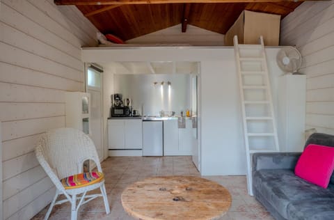 Coffee/tea facilities, Kitchen or kitchenette, Living room, Seating area, Dining area, stove