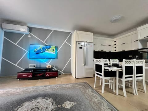 TV and multimedia, Kitchen or kitchenette, Living room, Seating area, Dining area, minibar, air conditioner