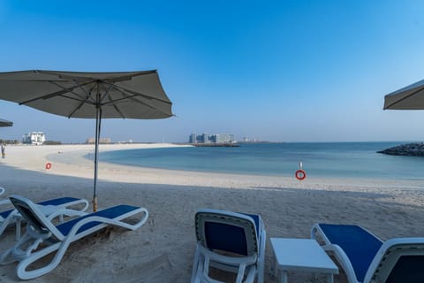 Day, Beach, Sea view, sunbed