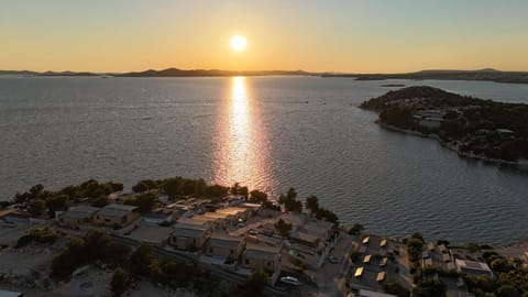 Day, Bird's eye view, Sunset