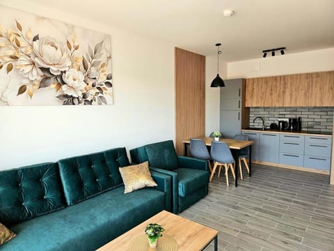 Kitchen or kitchenette, Living room, Seating area