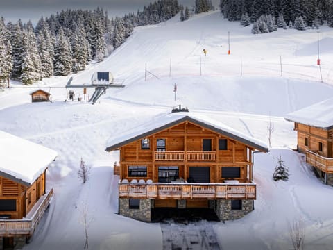 Property building, Day, Natural landscape, Winter, Mountain view