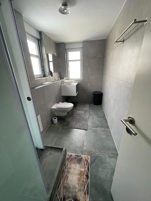 Shower, Toilet, Bathroom, towels