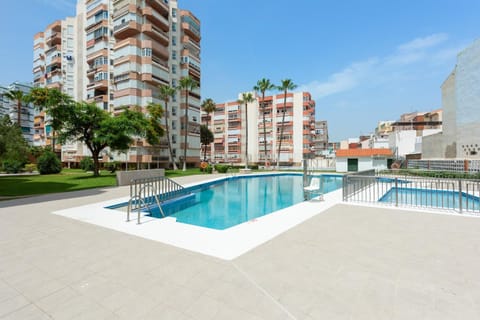 Property building, Living room, Swimming pool