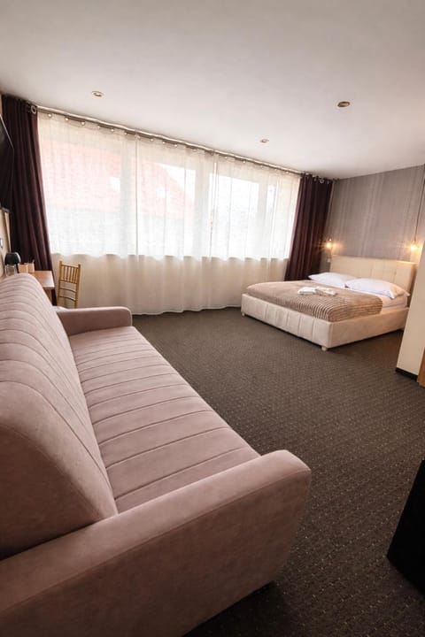Bed, Living room, Photo of the whole room, Seating area, Bedroom
