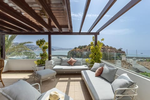 Patio, Day, View (from property/room), Balcony/Terrace, Sea view