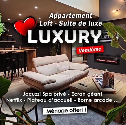 LUXURY VENDÔME - Loft - suite de luxe - Jacuzzi - Appartement entier Apartment in Vendôme